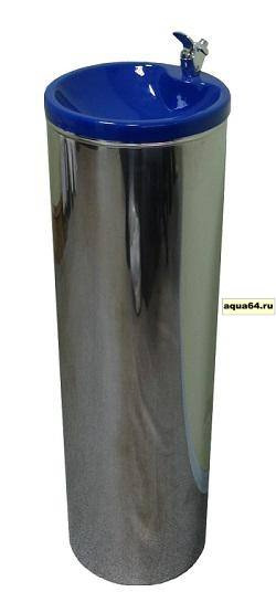 Фонтанчик питьевой цилиндрический с краном-поилкой